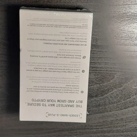 Ledger Nano‎ S Plus Crypto Hardware Wallet New Sealed Secure Device France - Picture 2 of 3